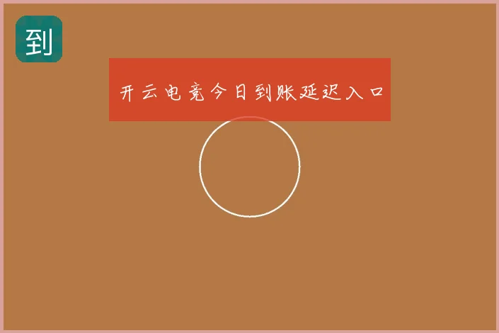 开云电竞今日到账延迟入口